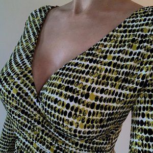 Sexy Faux-Wrap Dress